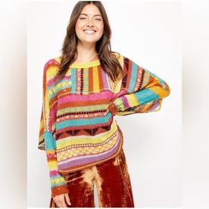 NWOT FREE PEOPLE DECEMBER SKIES SWEATER PONCHO